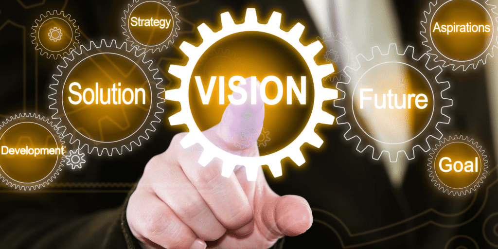 Conceptual image of vision and strategic direction – representing S&S Solutions GmbH’s long-term goals in FTTH infrastructure partnerships